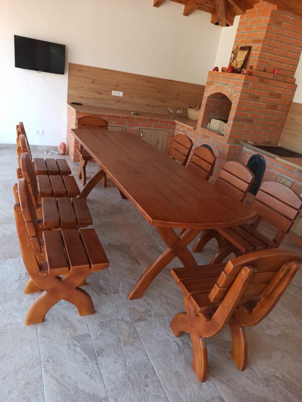 Set mobilier grădină și terasă pentru 10 persoane - imagine 4
