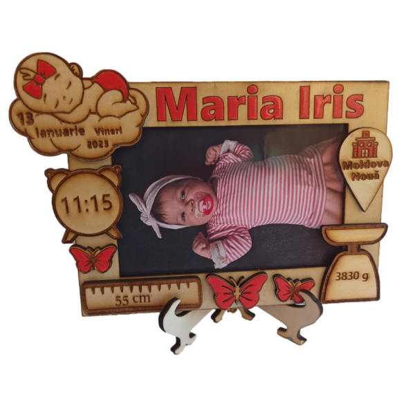 Rama personalizată pentru bebeluși - imagine 3