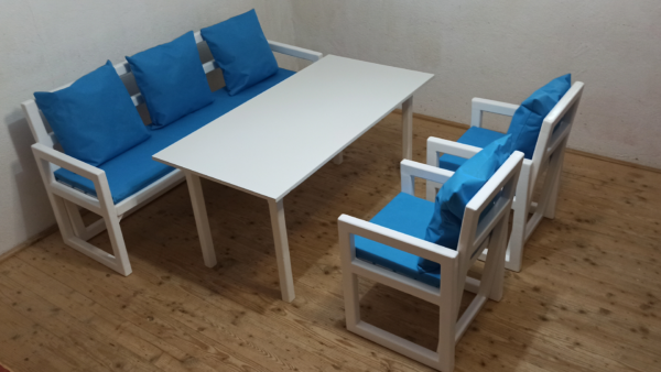Set mobilier pentru terasă 5 persoane - imagine 6